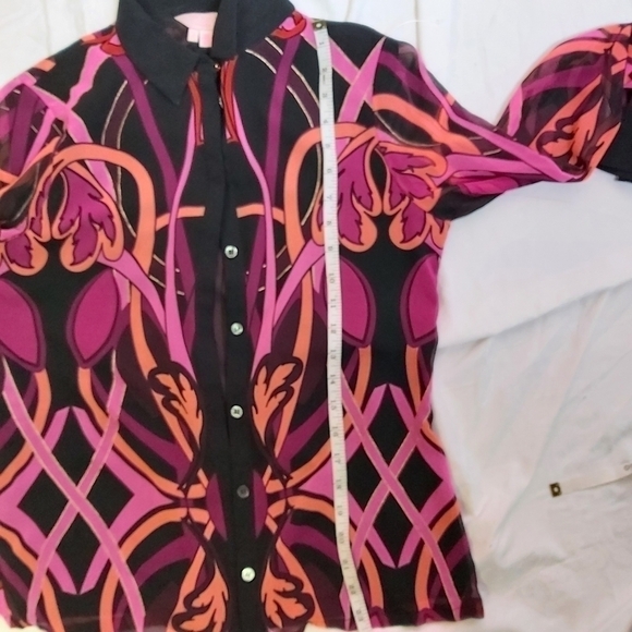 Ted BAKER CHHLOE LINEAR SHIRT - Picture 11 of 12